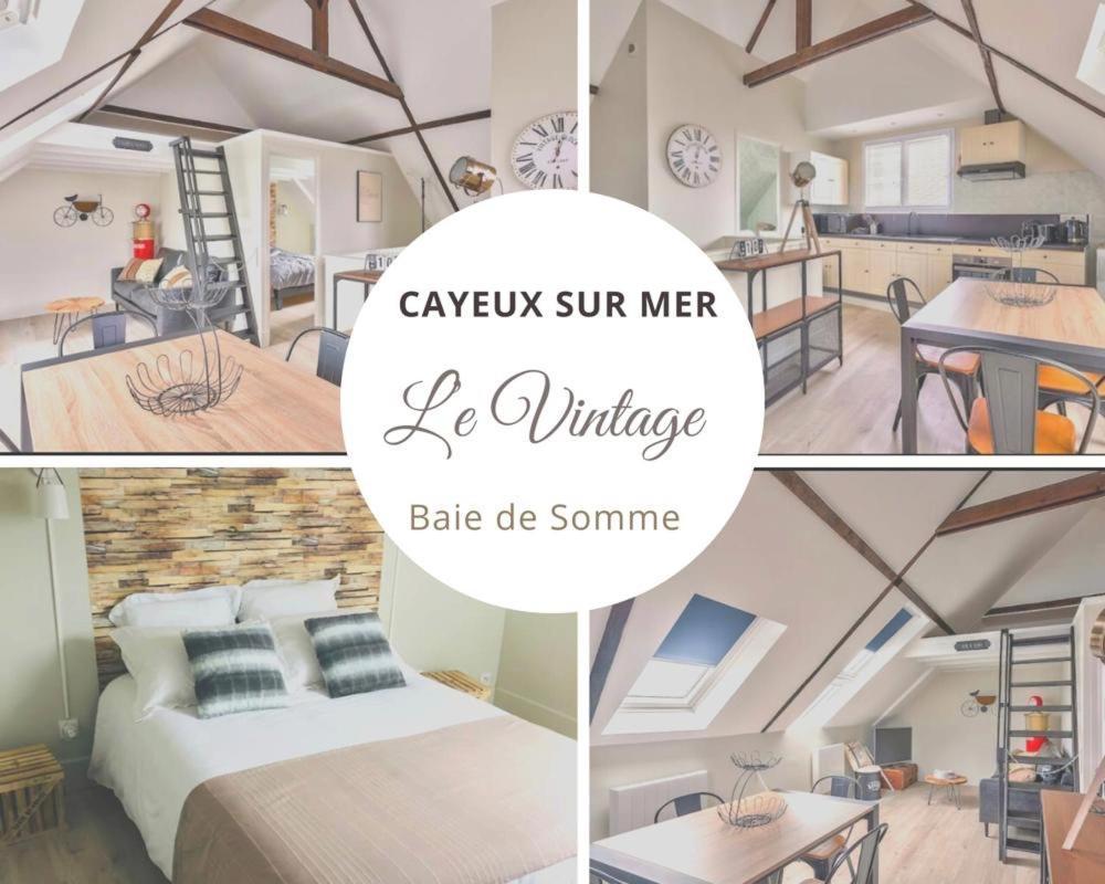 Appart LE VINTAGE Proche mer en baie de Somme Cayeux-sur-Mer Extérieur photo